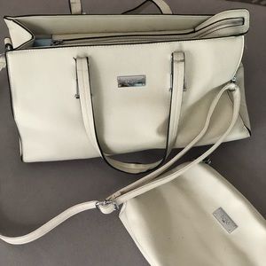 BCBG purse with matching smaller bag inside.
